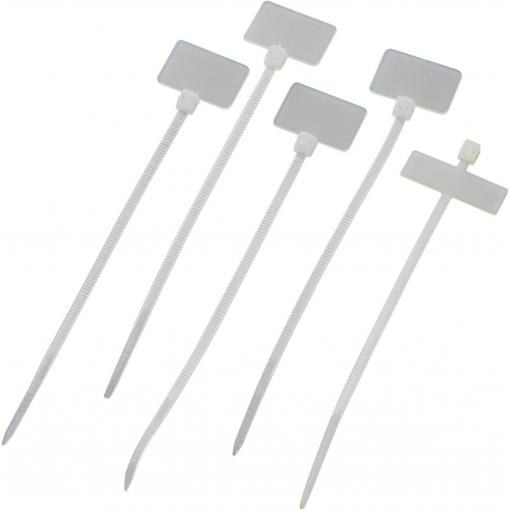 TRU COMPONENTS značení kabelů Potisknutelná plocha: 20 x 13 mm přírodní 100 ks