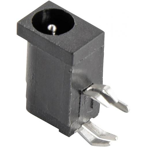 TRU COMPONENTS nízkonapěťový konektor zásuvka, vestavná horizontální 4.2 mm 1.1 mm 1 ks