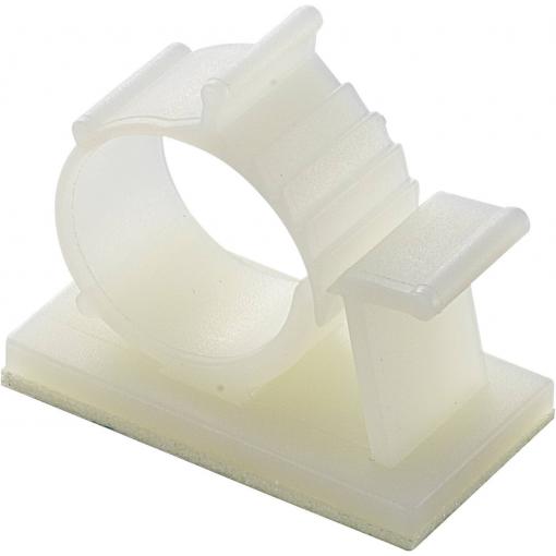 TRU COMPONENTS úchytka samolepicí 543201 Průměr kabelového svazku (rozsah) 11 do 15 mm přírodní 1 ks