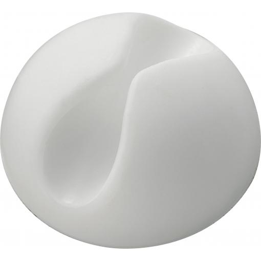 TRU COMPONENTS SWC-10WT držák kabelu samolepicí 542271 Průměr kabelového svazku (rozsah) 9 mm (max) bílá 1 ks