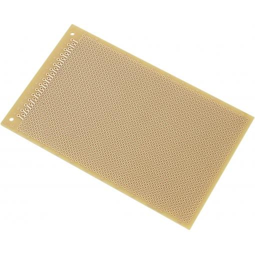 TRU COMPONENTS SU527453 eurodeska tvrzený papír (d x š) 16 cm x 10 cm 35 µm Rastr (rozteč) 2.54 mm Množství 1 ks