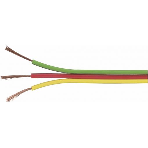 TRU COMPONENTS 1571443 lanko/ licna 3 x 0.14 mm² žlutá, červená, zelená 25 m