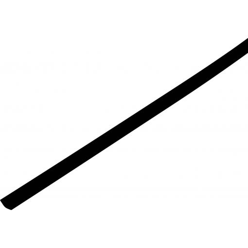 TRU COMPONENTS 1225486 smršťovací bužírka bez lepidla černá 10.70 mm 5 mm Poměr smrštění:2:1 metrové zboží