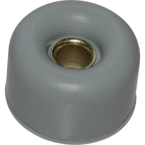 TRU COMPONENTS ZB8C podstavná nožka přístrojová šroubovací, kulatá světle šedá (Ø x v) 30 mm x 17.5 mm 1 ks