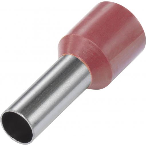 TRU COMPONENTS 1572425 dutinka 10 mm² částečná izolace červená 100 ks