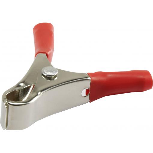 TRU COMPONENTS 93038c26 krokosvorka černá Délka: 50 mm 1 ks