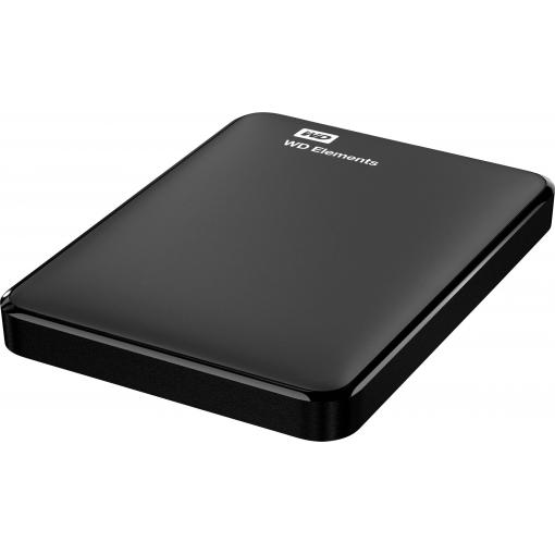 WD Elements, Elements, 1 TB, externí HDD 6,35 cm (2,5), USB 3.2 (Gen 1x1) , černá, WDBUZG0010BBK-WESN