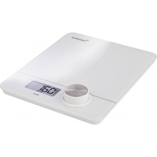 Korona Pia kuchyňská váha digitální digitální Max. váživost=5 kg bílá 230 x 190 x 20