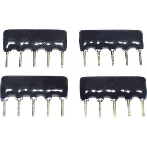 TANCAP SIP-A05-472G SIP-A05-472G silnovrstvý rezistor 4.7 kΩ THT SIP-5 0.125 W 1 ks