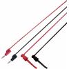VOLTCRAFT MSL-102 měřicí kabel 4 mm zástrčka 1.00 m černá, červená 1 ks