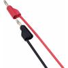 VOLTCRAFT MSL-102 měřicí kabel 4 mm zástrčka 1.00 m černá, červená 1 ks