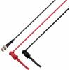 VOLTCRAFT MSC-101 BNC měřicí kabel 1.14 m černá, červená