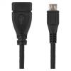 USB kabel 2.0 A/F- micro B/M OTG 15 cm  SM7053