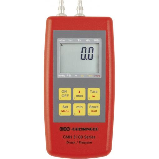 Greisinger GMH 3161-07 - WPD5 měřič vysokého/nízkého tlaku v systémech, měří tlak vzduchu, -10 - 350 mbar