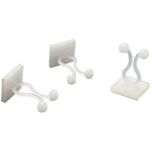 TRU COMPONENTS TC-TTB20203 kabelová sponka samolepicí 1593027 Průměr kabelového svazku (rozsah) 20 mm (max) přírodní 1 ks