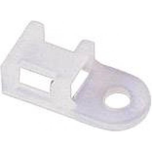 TRU COMPONENTS TC-HC0L203 úchytka šroubovací 1593053 Průměr kabelového svazku (rozsah) 9 mm (max) bílá 1 ks