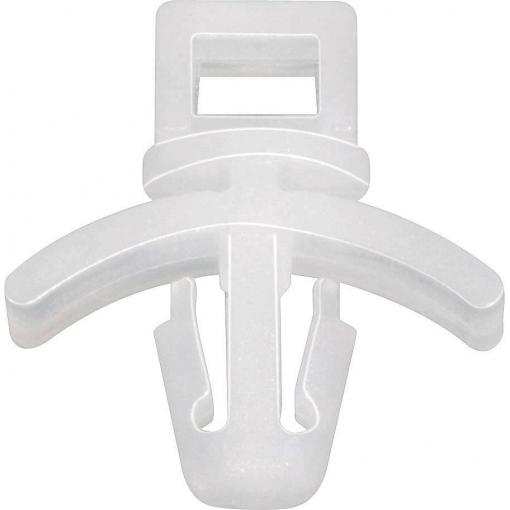 TRU COMPONENTS TC-PHC-4203 držák kabelu 1593073 Průměr kabelového svazku (rozsah) 10.10 mm (max) lamelová patka přírodní 1 ks