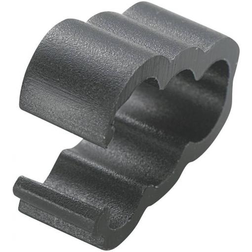 TRU COMPONENTS TC-RC-34203 upevňovací příchytka šroubovací 1593105 Průměr kabelového svazku (rozsah) 4.10 mm (max) černá 1 ks
