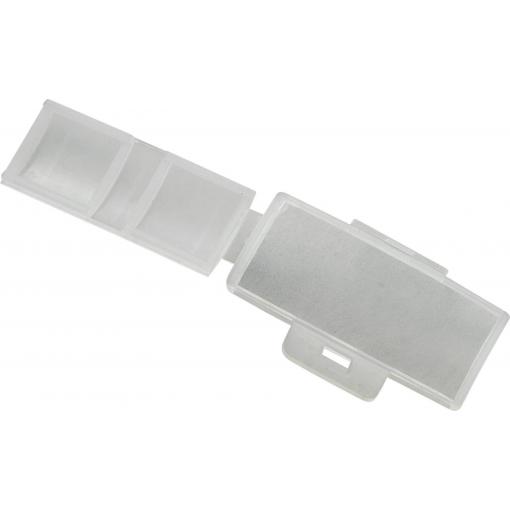 TRU COMPONENTS TC-MC2203 Označovač kabelů Druh montáže: kabelové spony Potisknutelná plocha: 43 x 19 mm přírodní 1 ks