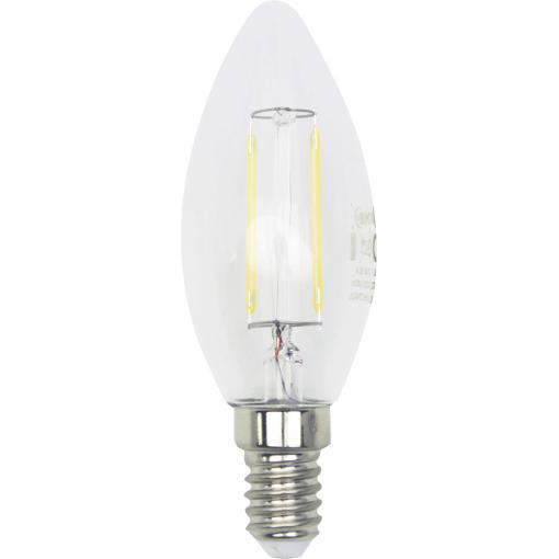 LightMe LM85264 LED Energetická třída (EEK2021) F (A - G) E14 svíčkový tvar 5 W = 40 W teplá bílá (Ø x d) 35 mm x 97 mm stmívatelná, vlákno 1 ks