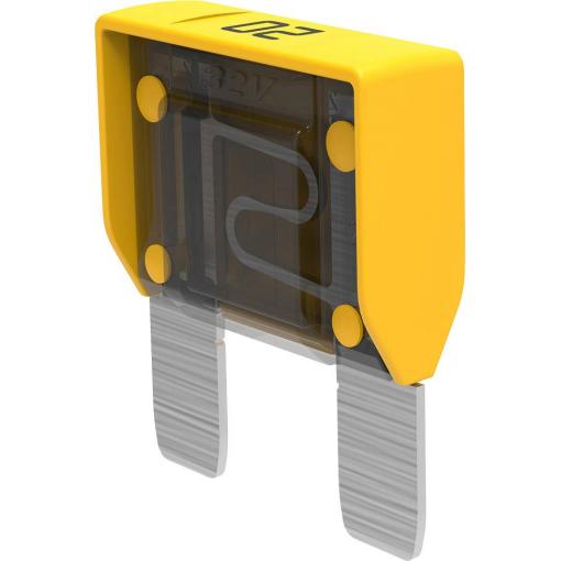 MTA Automotive MAXIVAL 20 A Yellow06.00900 maxi plochá pojistka , 32 V/DC, 20 A, 1 ks