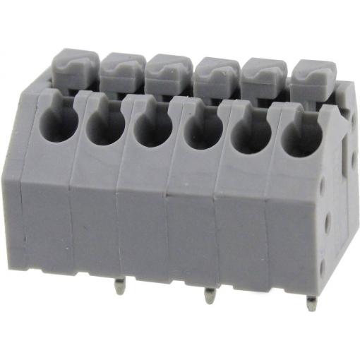 Degson DG250-3.5-06P-11-00AH-100 pružinová svorkovnice 0.82 mm² Pólů 6 šedá 100 ks