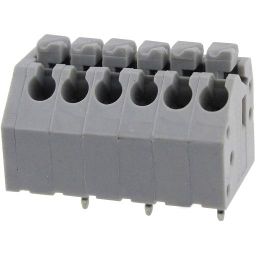 Degson DG250-3.5-08P-11-00AH-100 pružinová svorkovnice 0.82 mm² Pólů 8 šedá 100 ks