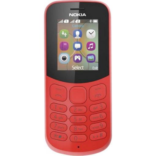 Nokia 130 mobilní telefon Dual SIM červená