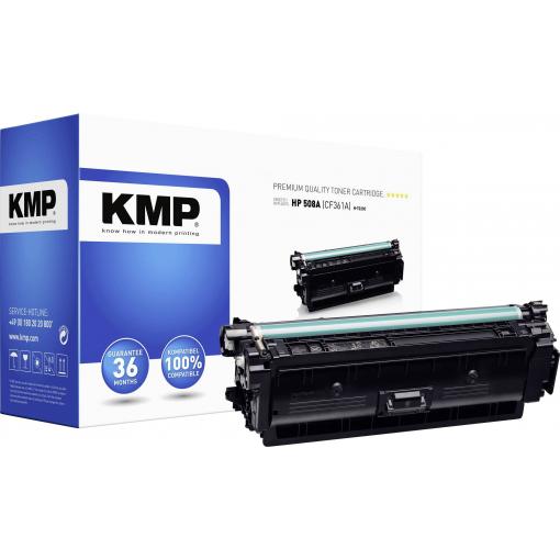 KMP Toner náhradní HP 508A, CF361A kompatibilní azurová 5000 Seiten H-T223C 2537,0003