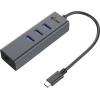 i-tec i-Tec USB-C Metal 3-Port - Hub - 3 x SuperSpeed USB 3.0 + 1 x 10/100/1000 síťový adaptér 10 / 100 / 1000 MBit/s USB-C®