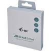i-tec i-Tec USB-C Metal 3-Port - Hub - 3 x SuperSpeed USB 3.0 + 1 x 10/100/1000 síťový adaptér 10 / 100 / 1000 MBit/s USB-C®