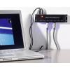 Renkforce RF-4791678 USB Hub 7 portů USB-A USB 2.0 480 MBit/s kovový ukazatel, pro montáž na zeď černá RF-4791678