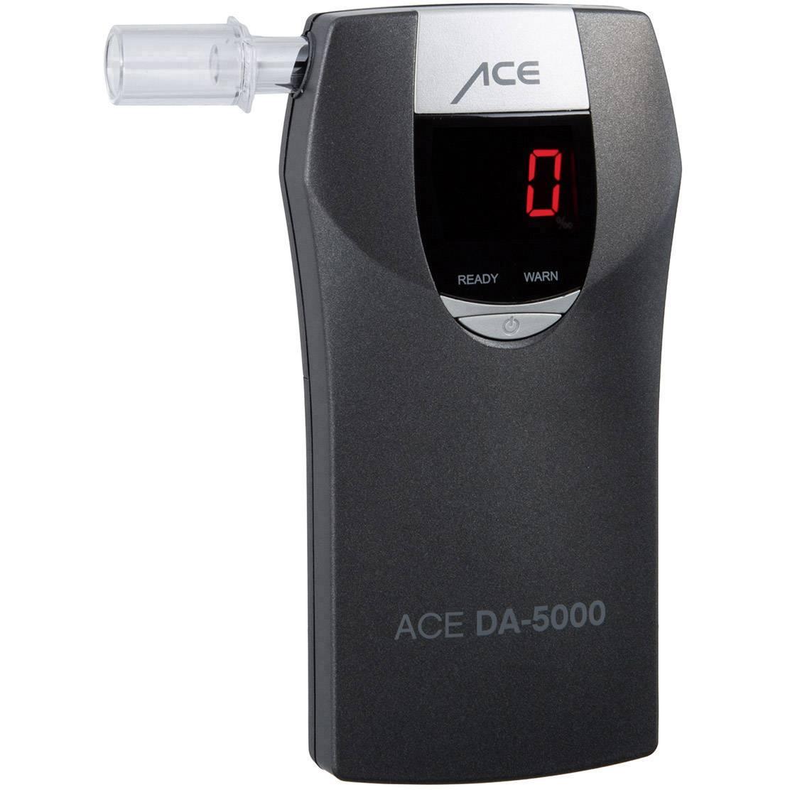 Alkohol tester ACE DA-5000, funkce odpočítávání, alarm, různé jednotky, vč.  displeje, šedá : Půhy.cz