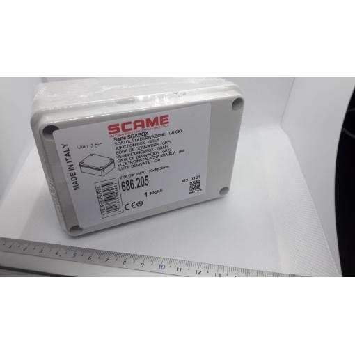 Krabice SCAME 686.205 SCABOX 120 x 80 x 50 mm