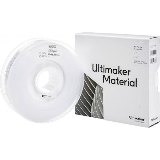 UltiMaker 8718836374876 PCA - M3577 Transparent 750 - 212674 vlákno pro 3D tiskárny PC polykarbonát 2.85 mm 750 g transparentní 1 ks