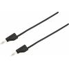 VOLTCRAFT MSB-300 měřicí kabel lamelová zástrčka 4 mm silikon 1.50 m černá 1 ks