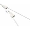 VOLTCRAFT MSB-300 měřicí kabel lamelová zástrčka 4 mm silikon 2.00 m bílá 1 ks