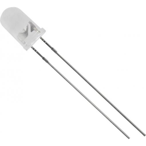 HuiYuan 5034Y1C-BSC-C LED s vývody žlutá kulatý 5 mm 6000 mcd 15 ° 20 mA