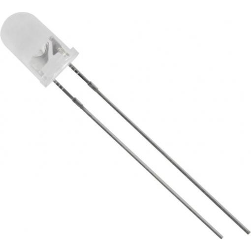 HuiYuan 5034R1C-CSE-E LED s vývody červená kulatý 5 mm 9500 mcd 20 °, 25 ° 20 mA