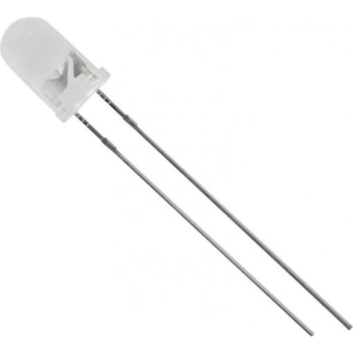 HuiYuan 5034Y1C-CSE-E LED s vývody žlutá kulatý 5 mm 9500 mcd 20 °, 25 ° 20 mA