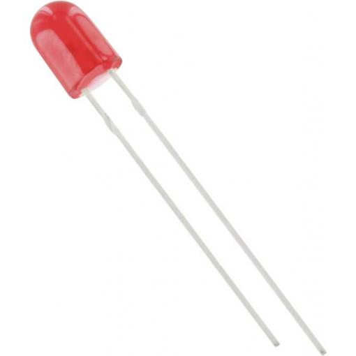 HuiYuan 5234R1D-JSA-E LED s vývody červená oválný 5 mm 1500 mcd 110 °, 50 ° 20 mA