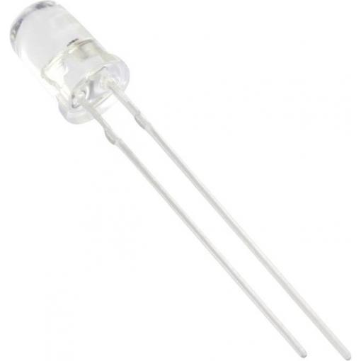 HuiYuan 7206B2C-CSC-B LED s vývody modrá kulatý 5 mm 3500 mcd 20 mA
