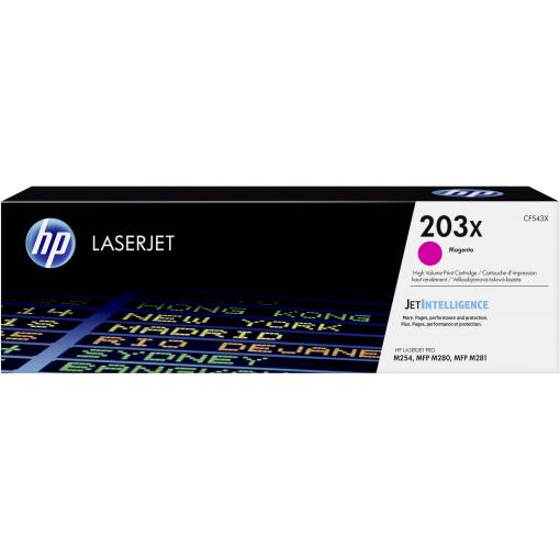 HP Toner 203X originál purppurová 2500 Seiten CF543X