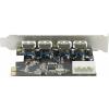 Renkforce 4 porty karta USB 3.0 USB-A PCIe
