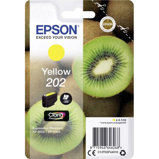 Epson Ink 202 originál žlutá C 13 T 02F44010