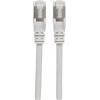 Intellinet 740869 RJ45 síťové kabely, propojovací kabely CAT 6A S/FTP 3.00 m šedá fóliové stínění, stínění pletivem, stíněný, bez halogenů 1 ks