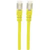 Intellinet 740890 RJ45 síťové kabely, propojovací kabely CAT 6A S/FTP 3.00 m žlutá fóliové stínění, stínění pletivem, stíněný, bez halogenů 1 ks