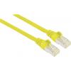 Intellinet 740890 RJ45 síťové kabely, propojovací kabely CAT 6A S/FTP 3.00 m žlutá fóliové stínění, stínění pletivem, stíněný, bez halogenů 1 ks