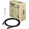 club3D Mini-DisplayPort kabel Mini DisplayPort konektory, Mini DisplayPort konektory 2.00 m černá CAC-1164 8K UHD Kabel DisplayPort