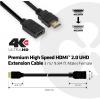club3D HDMI prodlužovací kabel Zástrčka HDMI-A, Zásuvka HDMI-A 3.00 m černá CAC-1321 4K UHD HDMI kabel